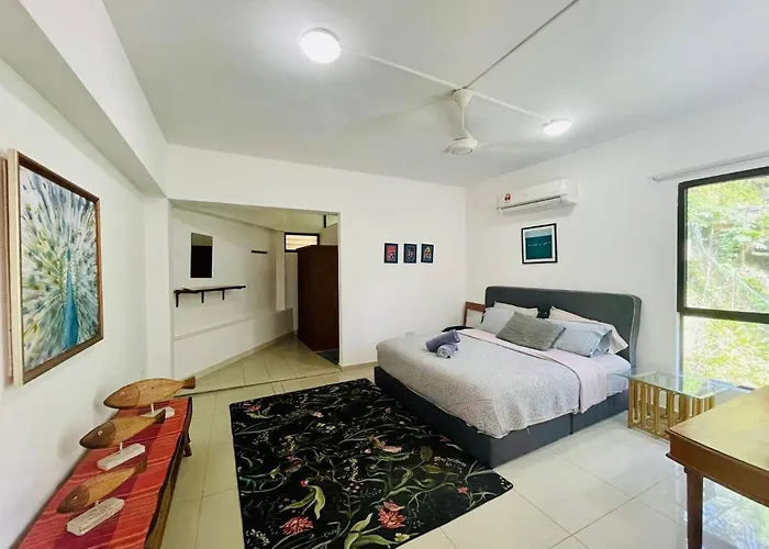 Kk Jungle Hideaway Lovely Apartment 5 Mins Walk To Town